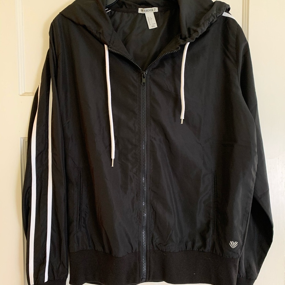 Black workout jacket